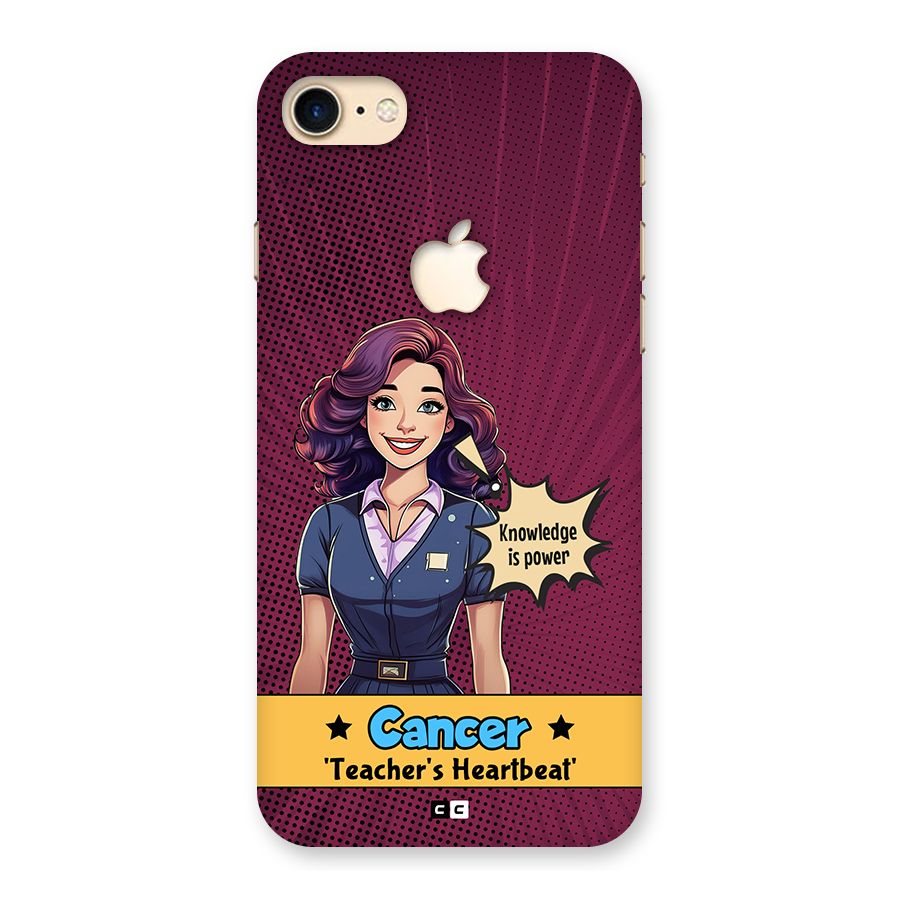 Cancer Heartbeat Back Case for iPhone 7 Apple Cut