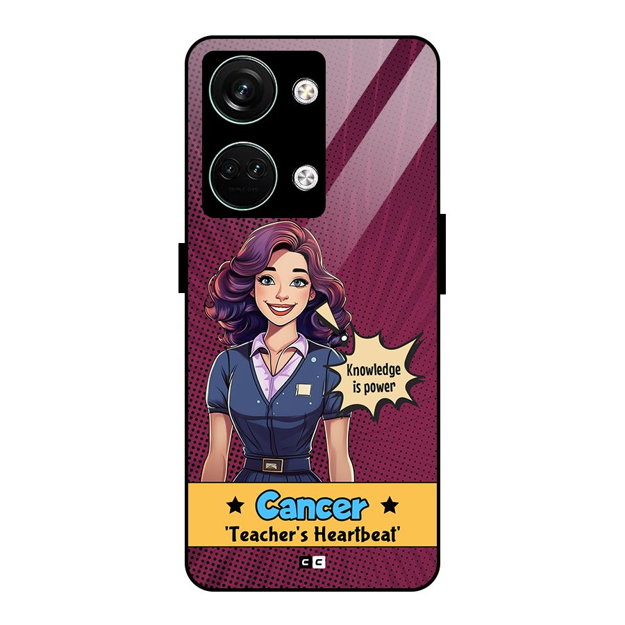 Cancer Heartbeat Glass Back Case for Oneplus Nord 3