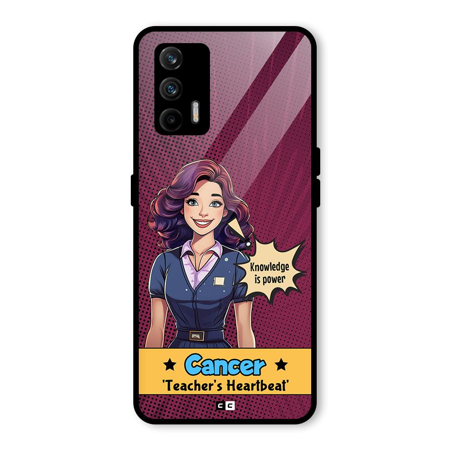 Cancer Heartbeat Glass Back Case for Realme GT 5G