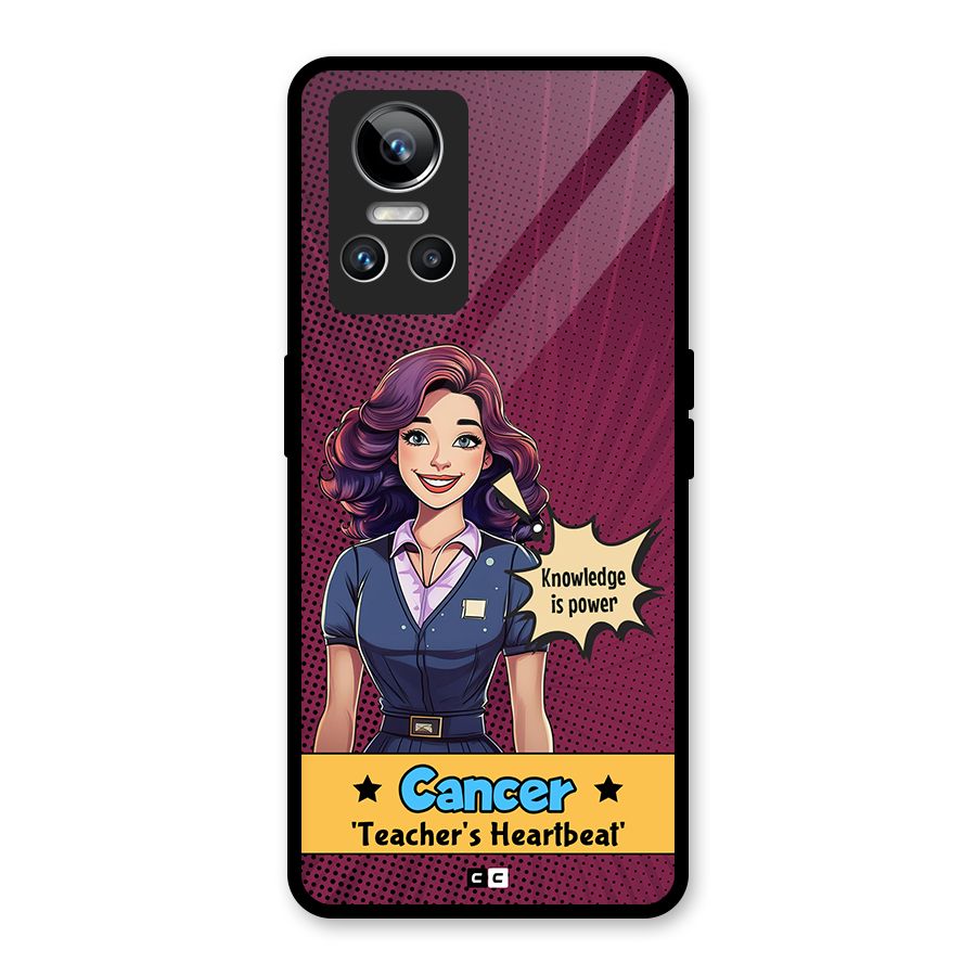 Cancer Heartbeat Glass Back Case for Realme GT Neo 3