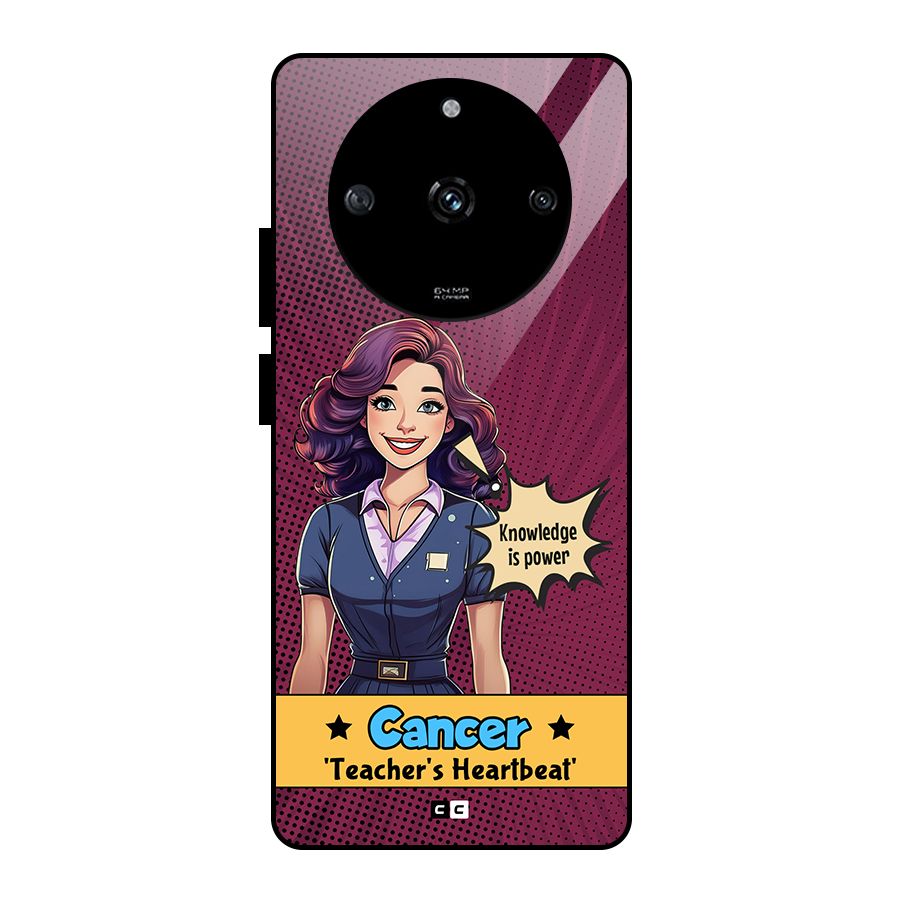 Cancer Heartbeat Glass Back Case for Realme Narzo 60 5G
