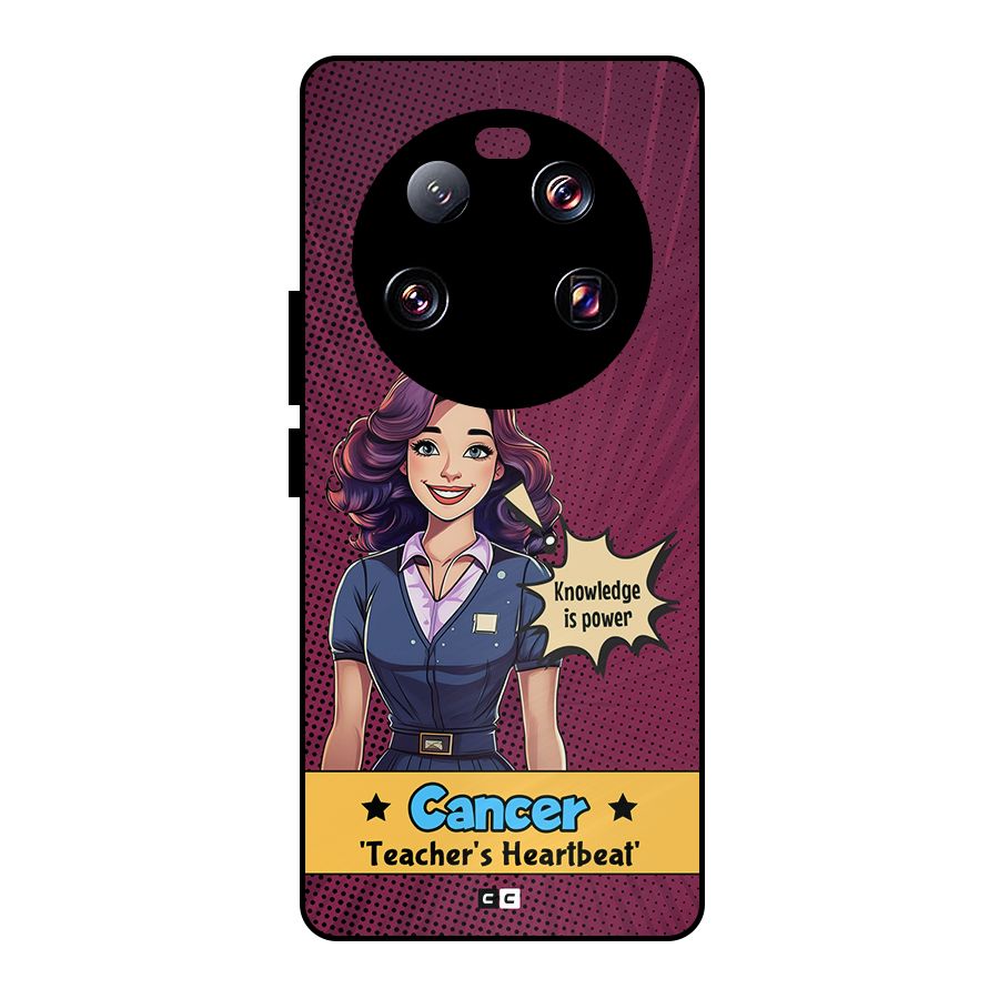 Cancer Heartbeat Metal Back Case for Xiaomi 13 Ultra