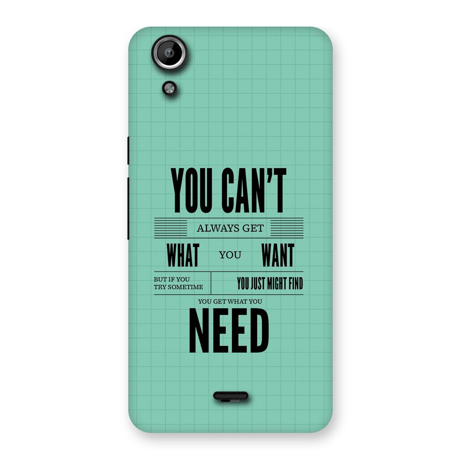 Cant Always Get Back Case for Canvas Selfie Lens Q345