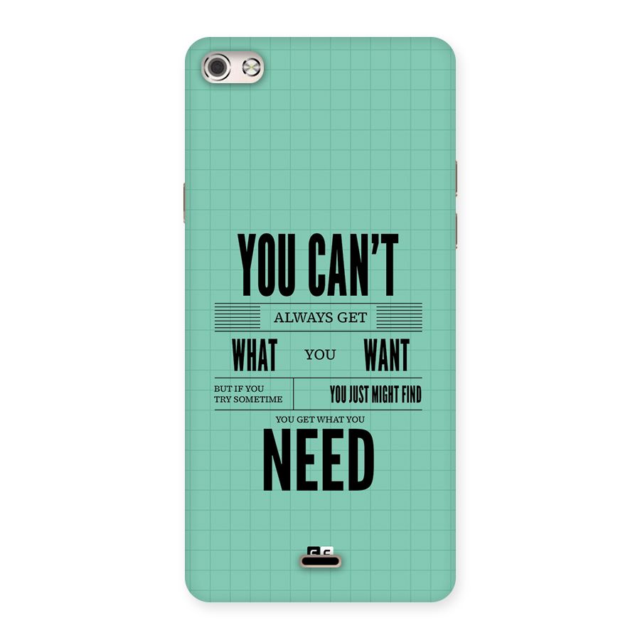 Cant Always Get Back Case for Canvas Silver 5