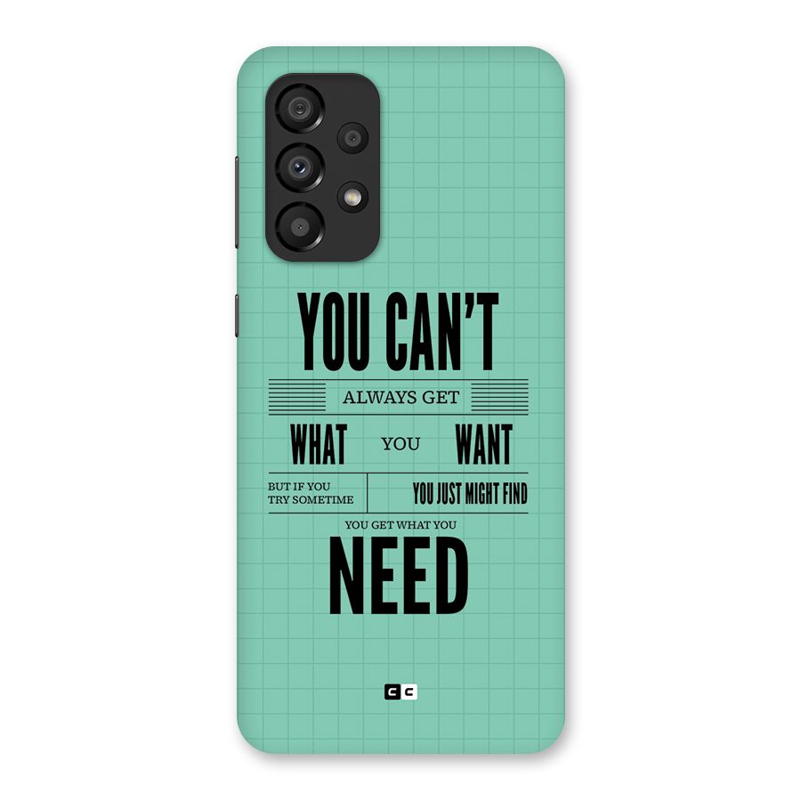 Cant Always Get Back Case for Galaxy A33 5G