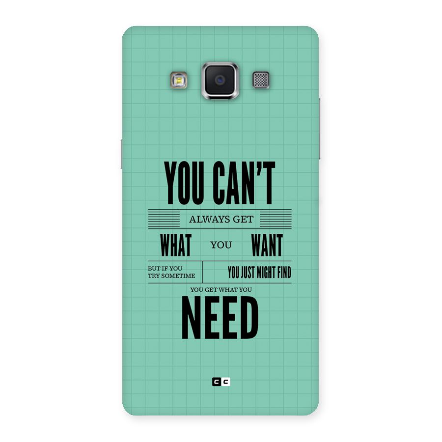 Cant Always Get Back Case for Galaxy A5