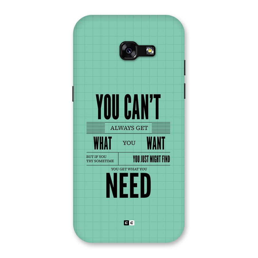 Cant Always Get Back Case for Galaxy A5 2017