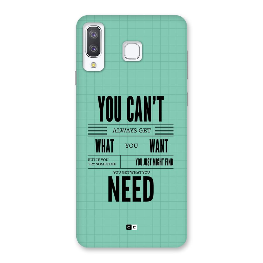 Cant Always Get Back Case for Galaxy A8 Star