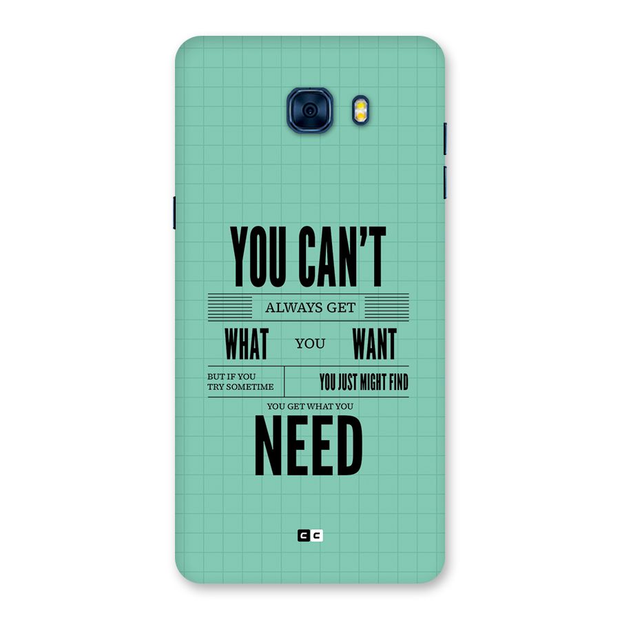 Cant Always Get Back Case for Galaxy C7 Pro