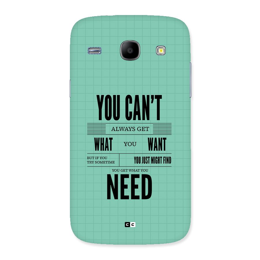 Cant Always Get Back Case for Galaxy Core