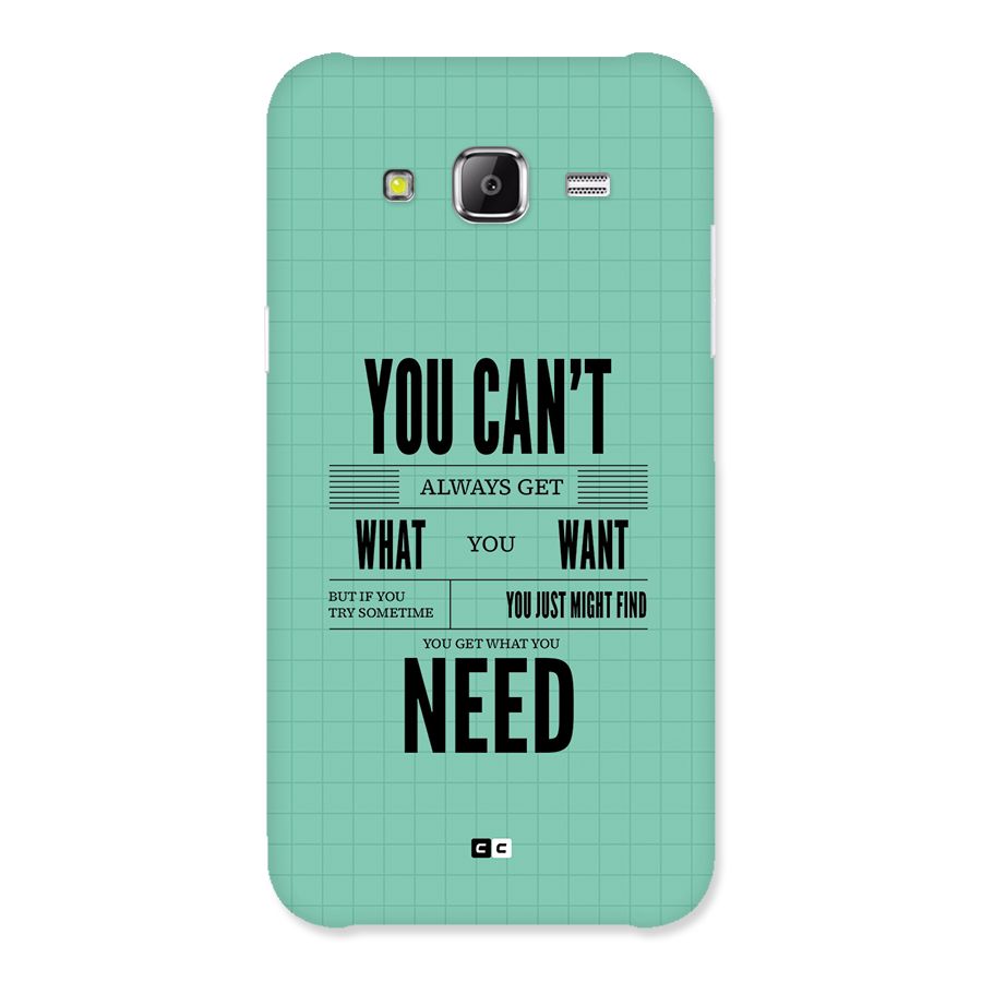 Cant Always Get Back Case for Galaxy J2 Prime