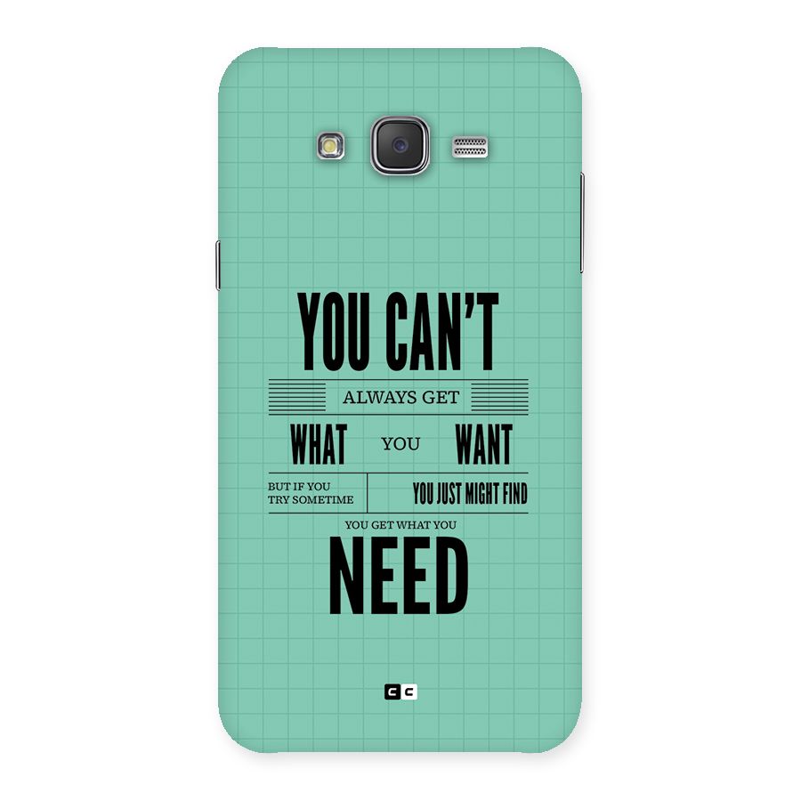 Cant Always Get Back Case for Galaxy J7