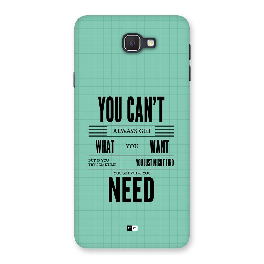 Cant Always Get Back Case for Galaxy J7 Prime