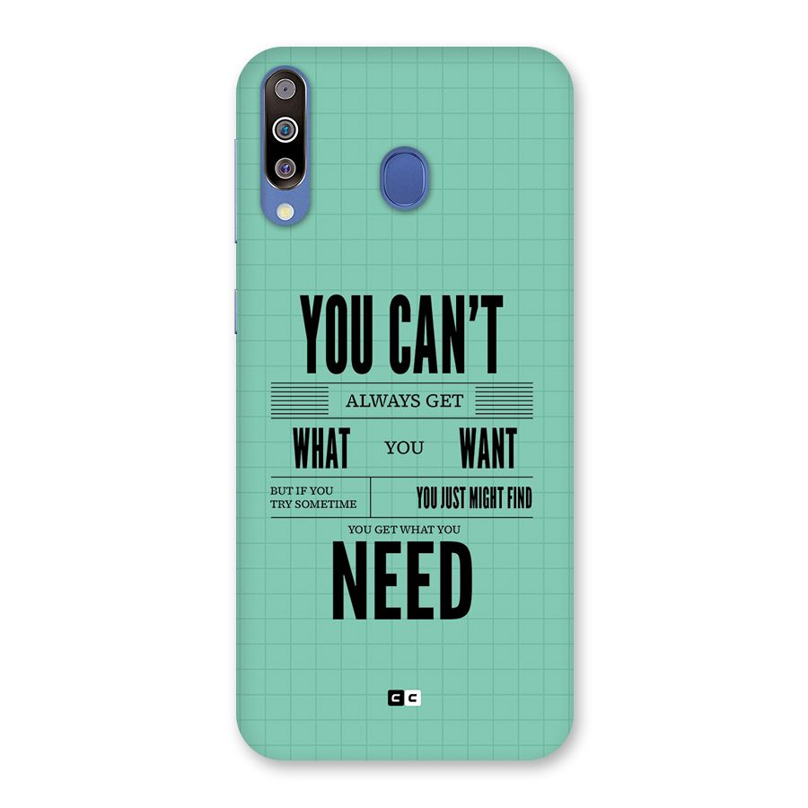 Cant Always Get Back Case for Galaxy M30