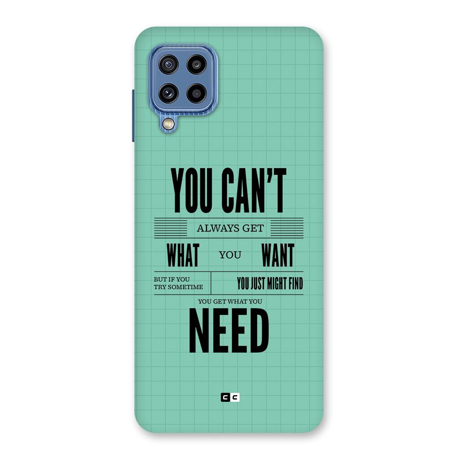 Cant Always Get Back Case for Galaxy M32
