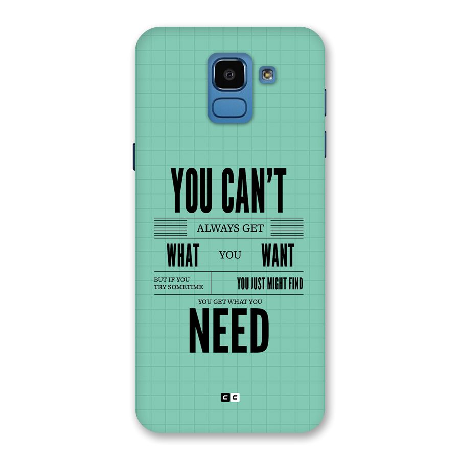 Cant Always Get Back Case for Galaxy On6