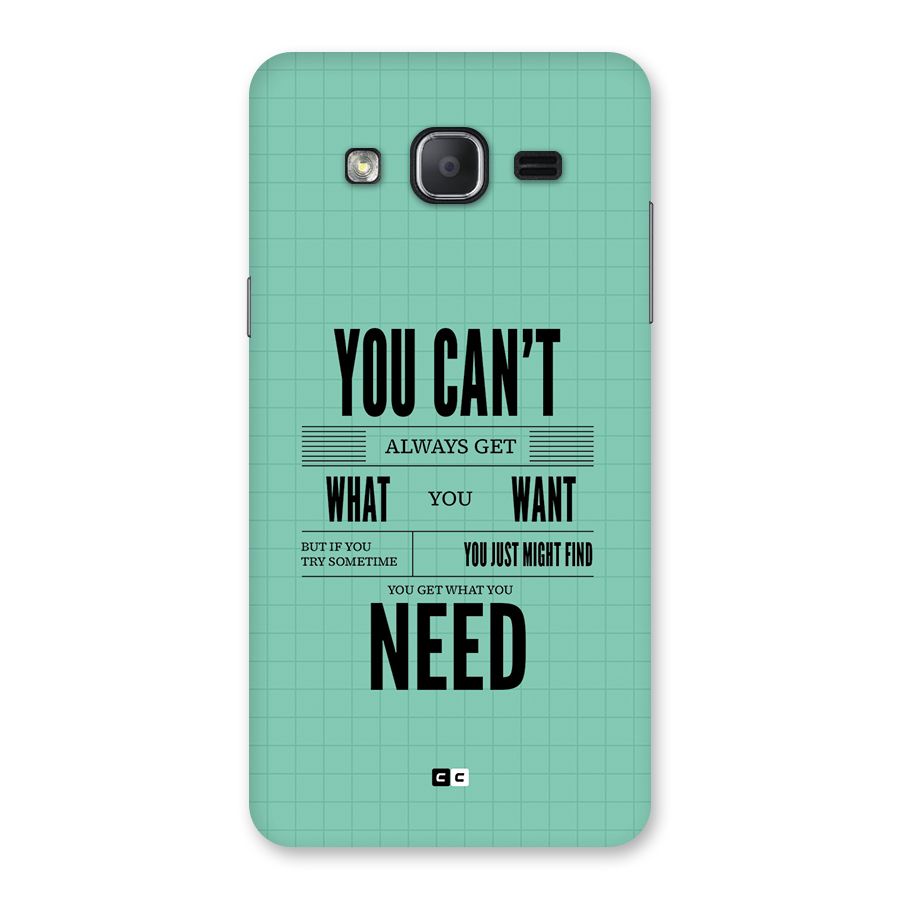 Cant Always Get Back Case for Galaxy On7 Pro