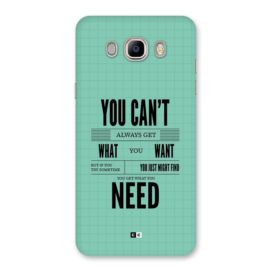 Cant Always Get Back Case for Galaxy On8