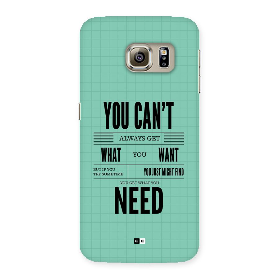 Cant Always Get Back Case for Galaxy S6 Edge Plus