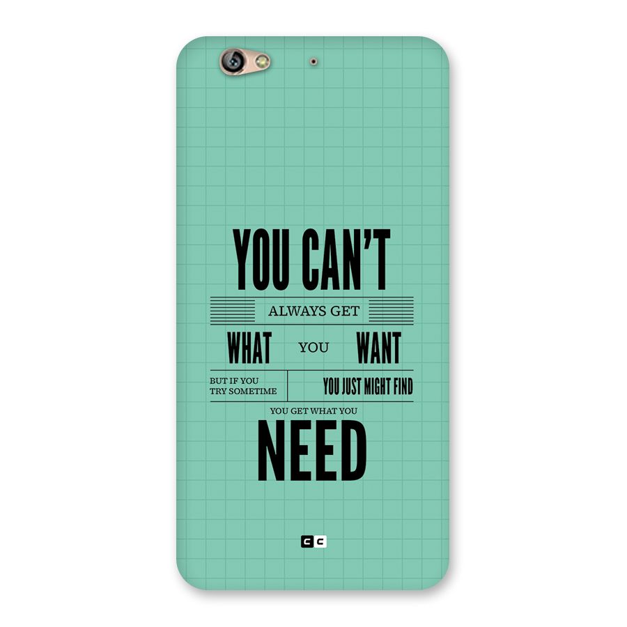 Cant Always Get Back Case for Gionee S6