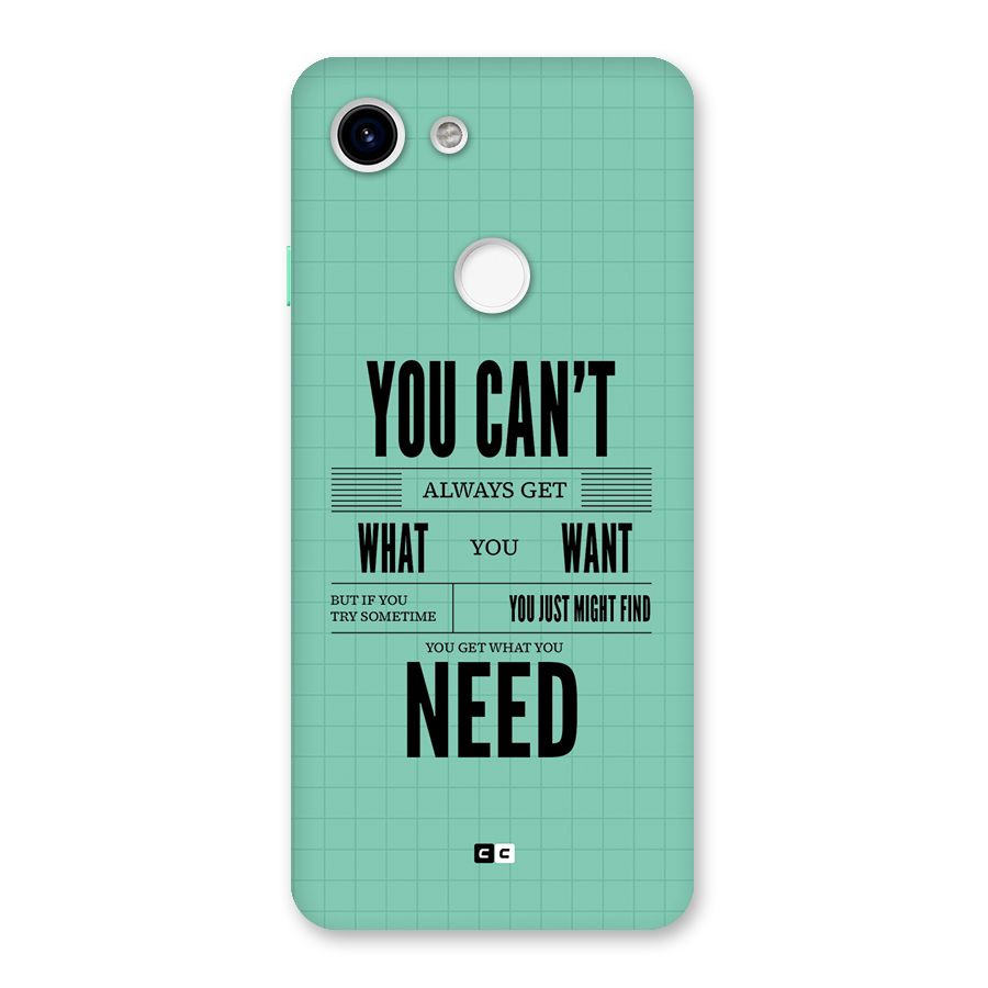 Cant Always Get Back Case for Google Pixel 3