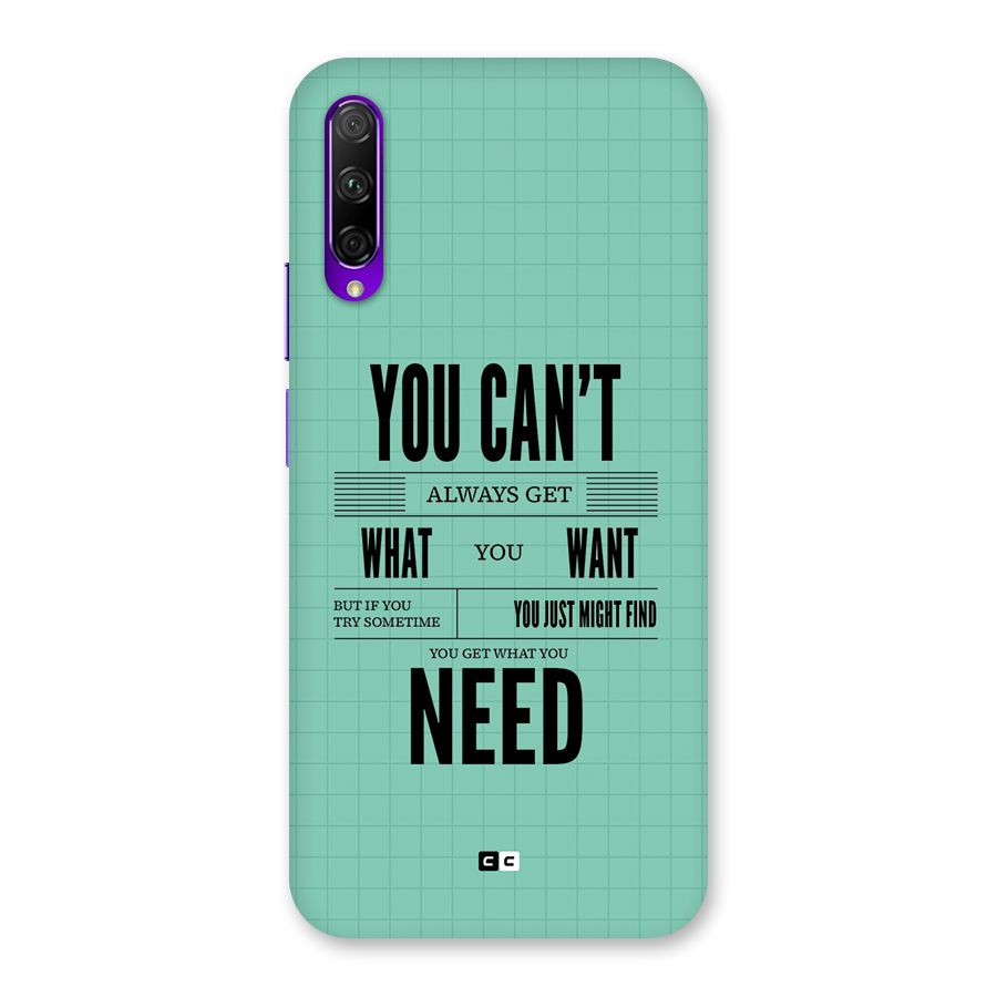 Cant Always Get Back Case for Honor 9X Pro