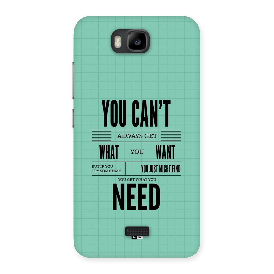 Cant Always Get Back Case for Honor Bee