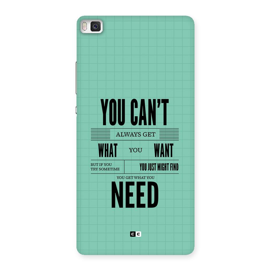 Cant Always Get Back Case for Huawei P8