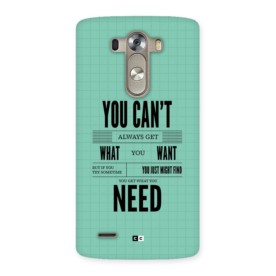 Cant Always Get Back Case for LG G3
