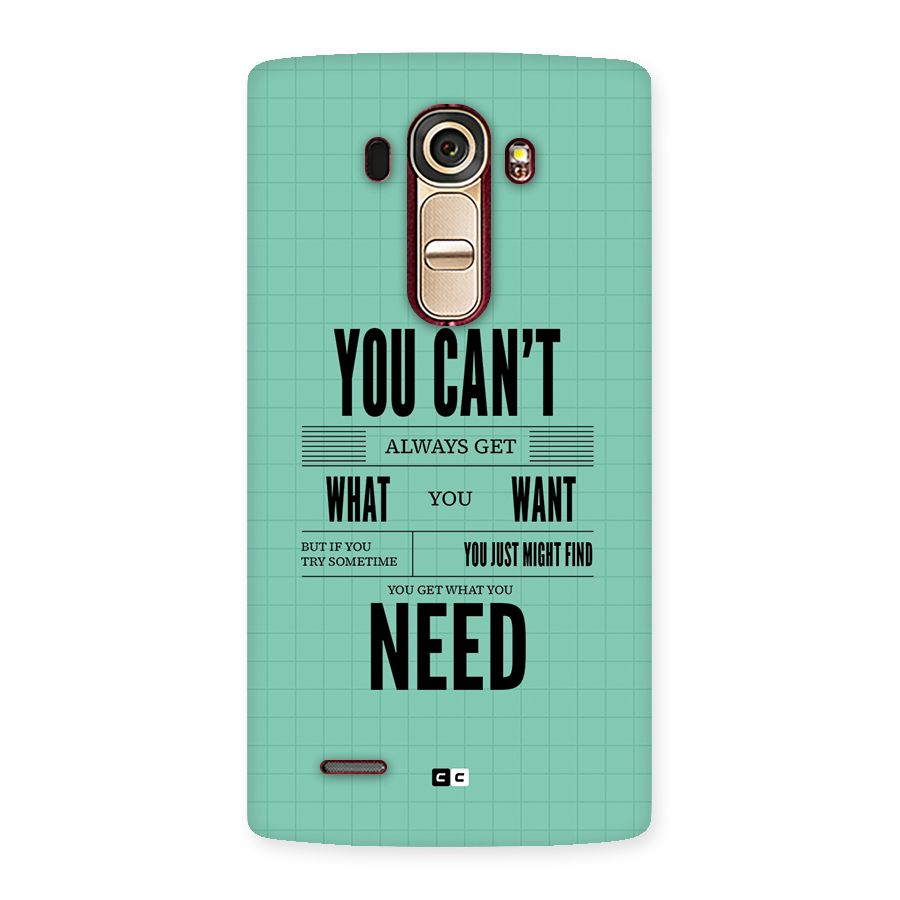 Cant Always Get Back Case for LG G4