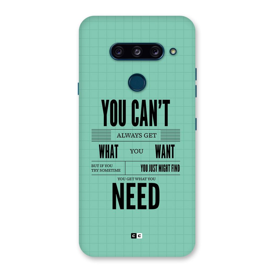 Cant Always Get Back Case for LG  V40 ThinQ
