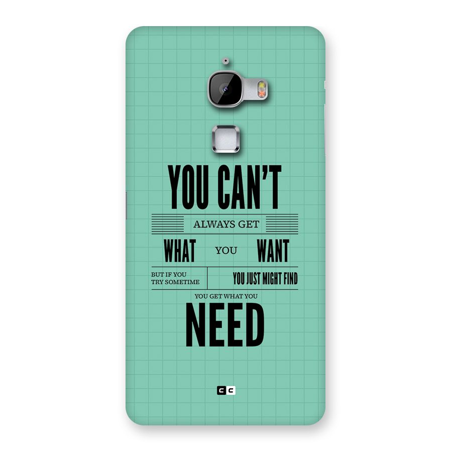 Cant Always Get Back Case for LeTV Le Max