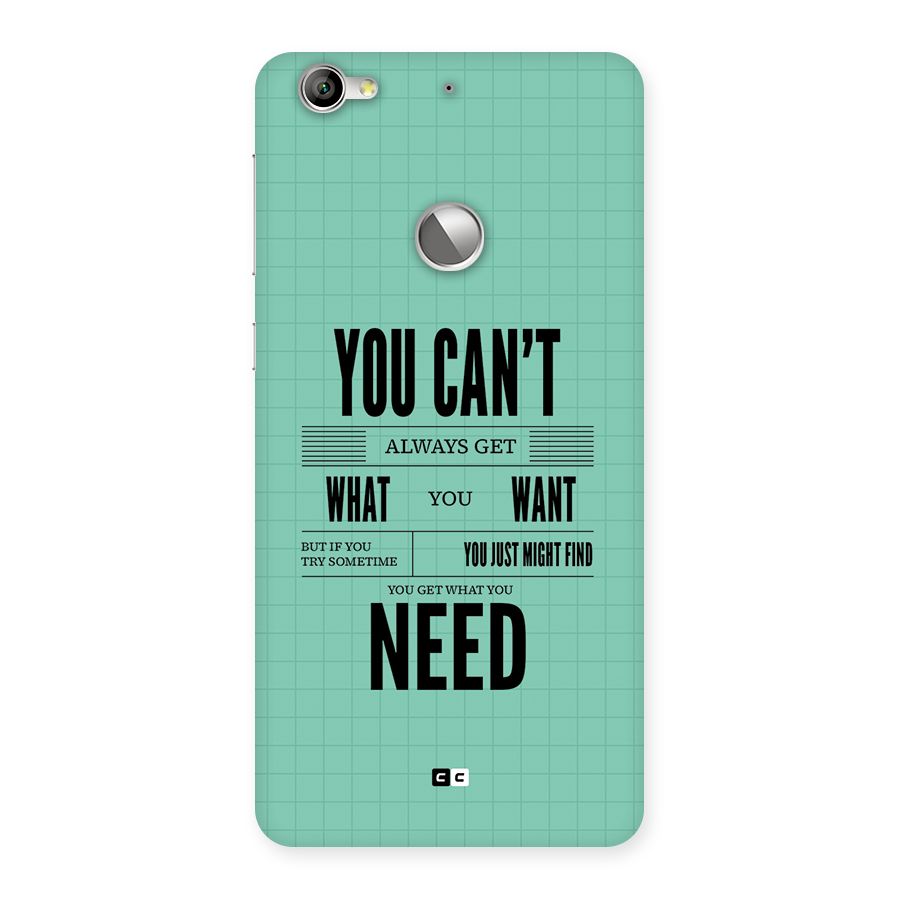 Cant Always Get Back Case for Le 1S