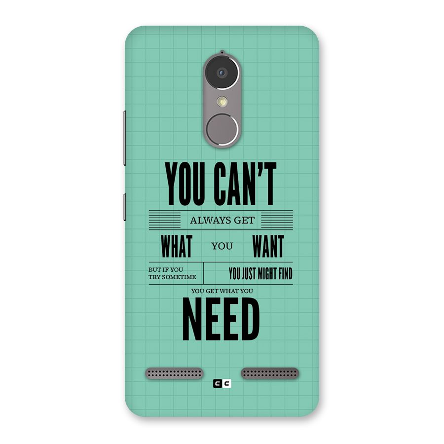 Cant Always Get Back Case for Lenovo K6 Power