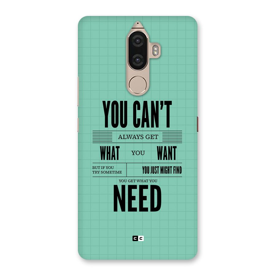 Cant Always Get Back Case for Lenovo K8 Note