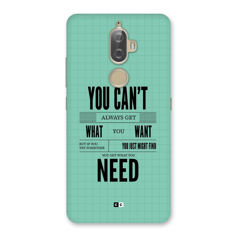 Cant Always Get Back Case for Lenovo K8 Plus