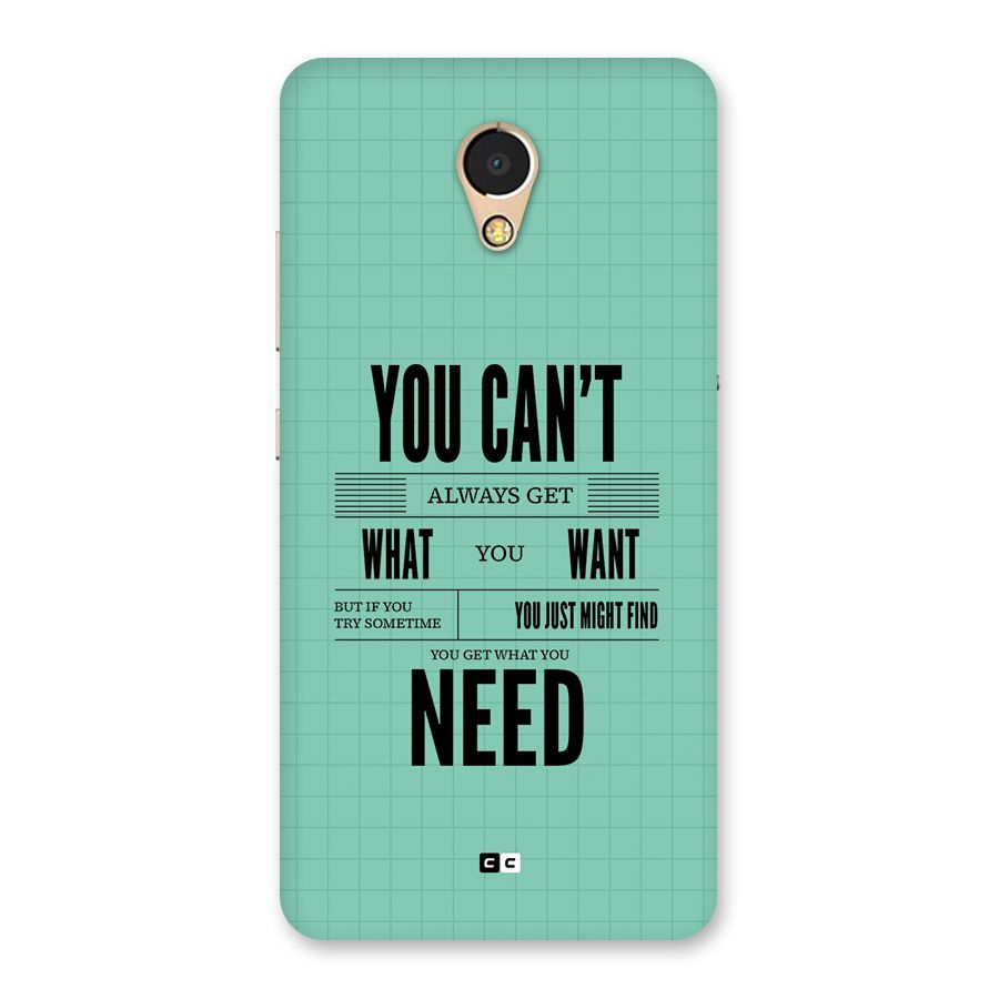 Cant Always Get Back Case for Lenovo P2