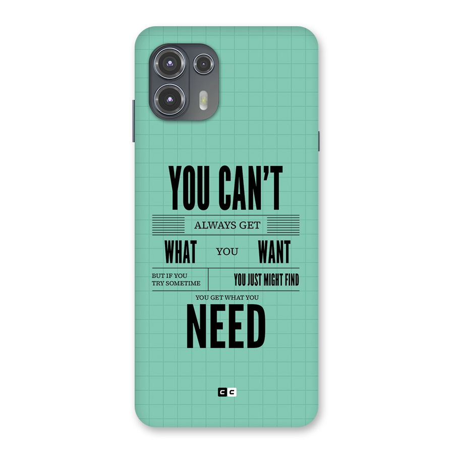 Cant Always Get Back Case for Motorola Edge 20 Fusion