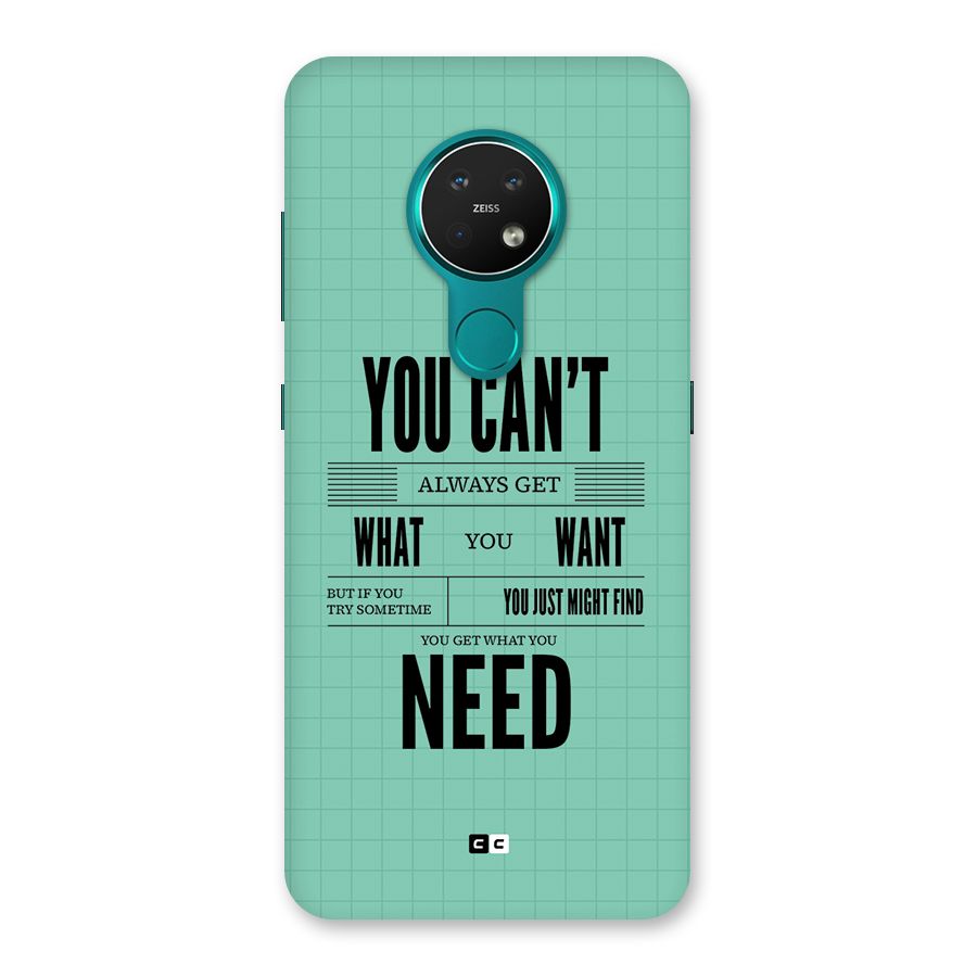 Cant Always Get Back Case for Nokia 7.2