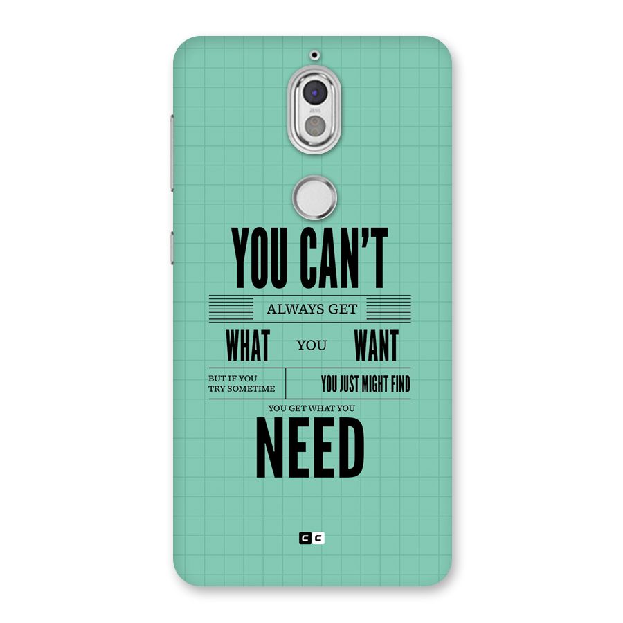 Cant Always Get Back Case for Nokia 7