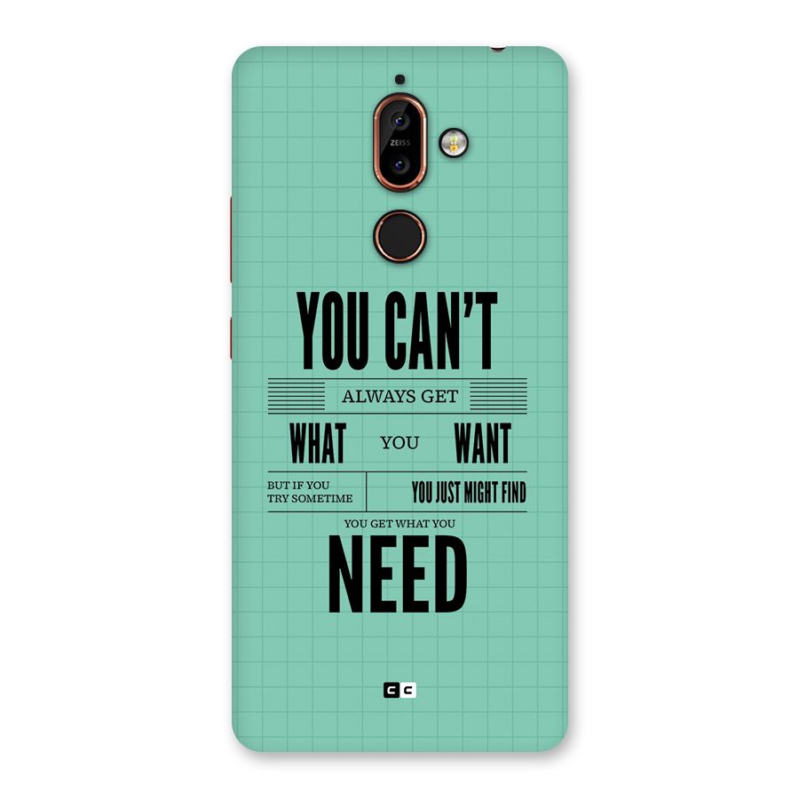 Cant Always Get Back Case for Nokia 7 Plus
