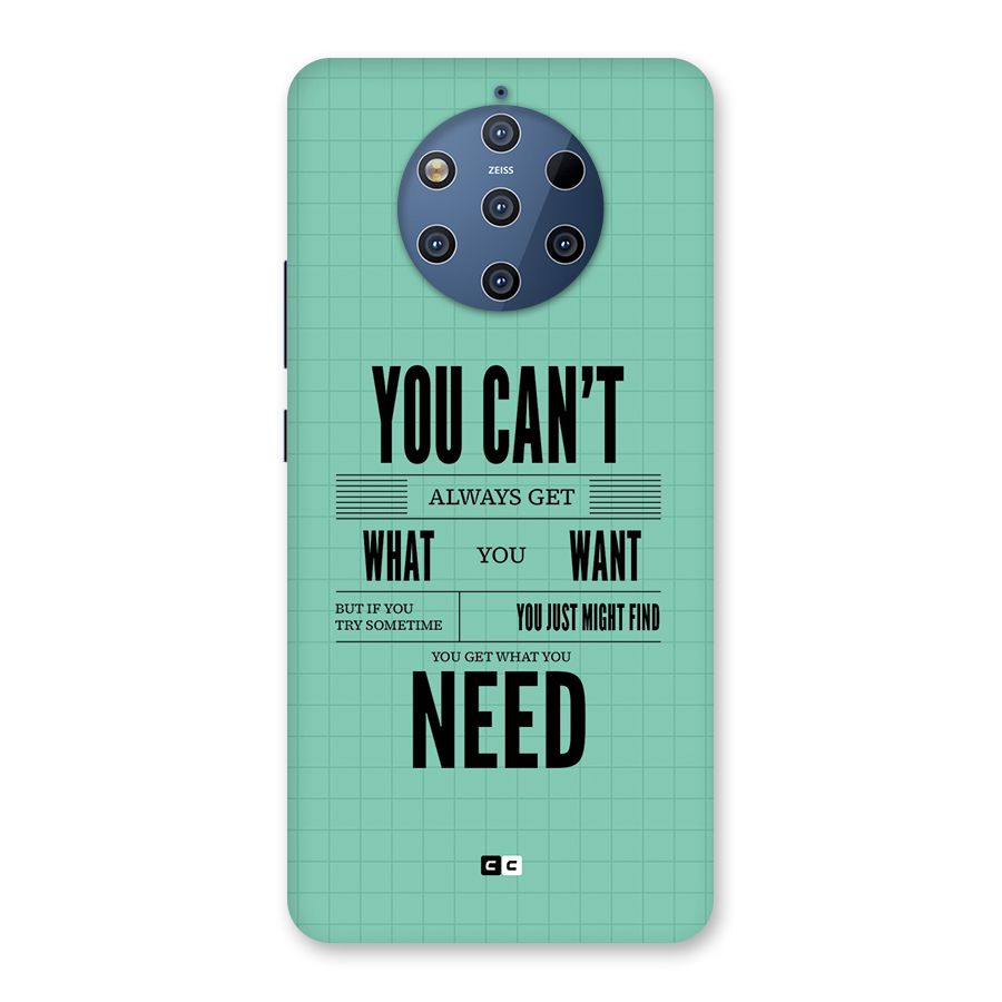 Cant Always Get Back Case for Nokia 9 PureView