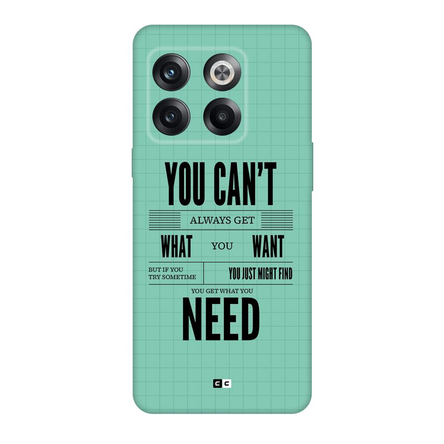Cant Always Get Back Case for OnePlus 10T