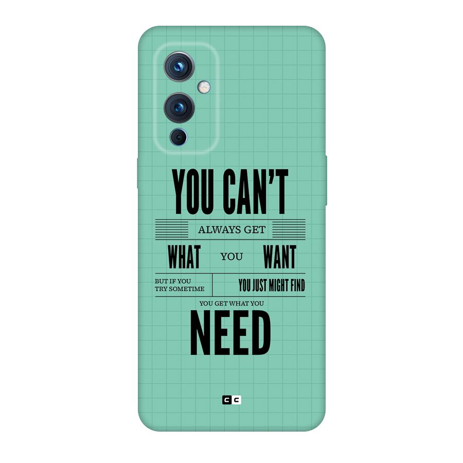 Cant Always Get Back Case for OnePlus 9