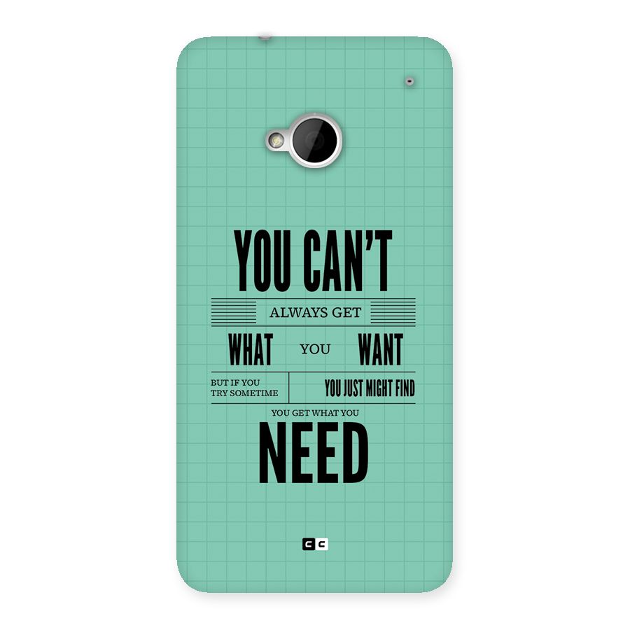 Cant Always Get Back Case for One M7 (Single Sim)