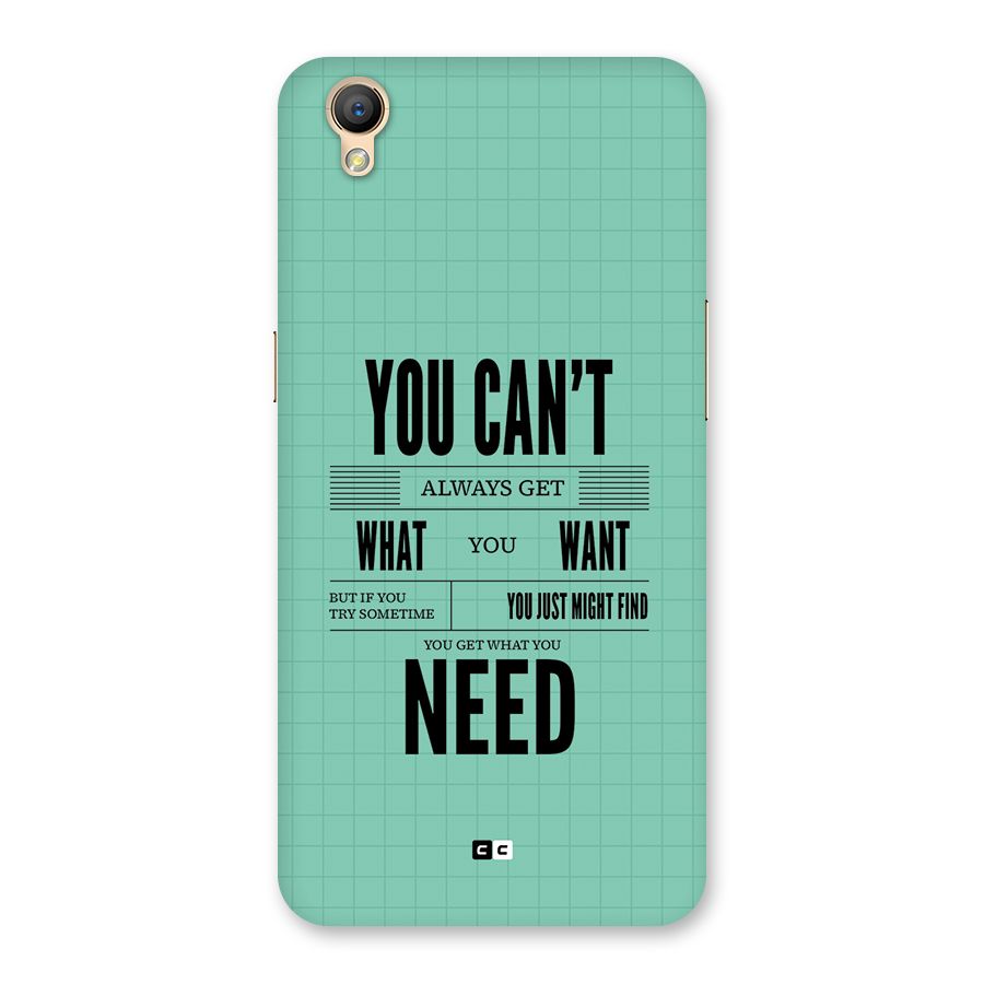 Cant Always Get Back Case for Oppo A37