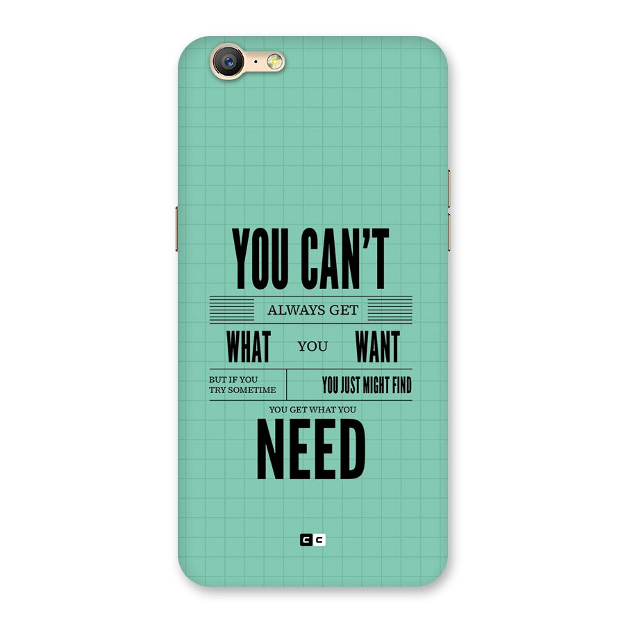 Cant Always Get Back Case for Oppo A39