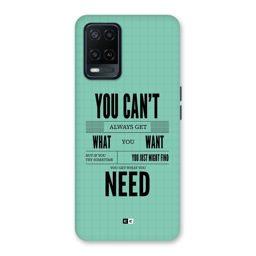 Cant Always Get Back Case for Oppo A54