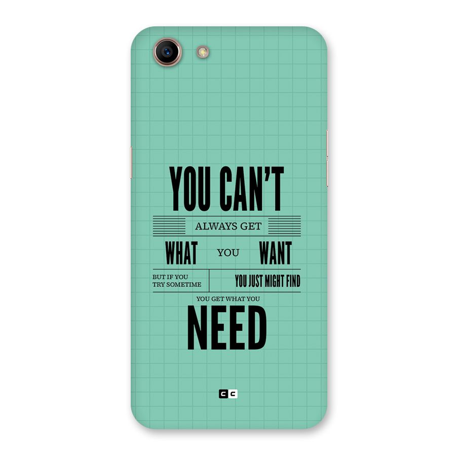 Cant Always Get Back Case for Oppo A83 (2018)