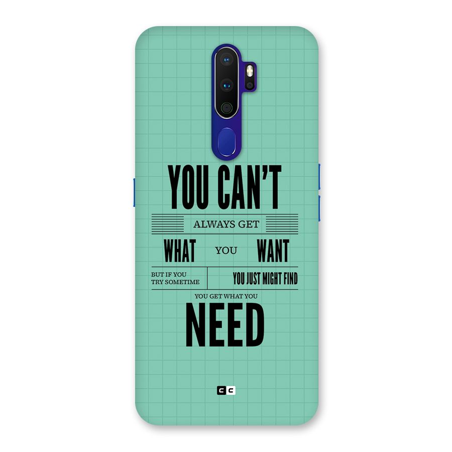 Cant Always Get Back Case for Oppo A9 (2020)